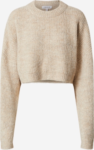 EDITED Pullover 'Yella' in Beige: predná strana