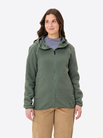 VAUDE Funktionsfleecejacke 'Manukau' in Grün: Vorderseite