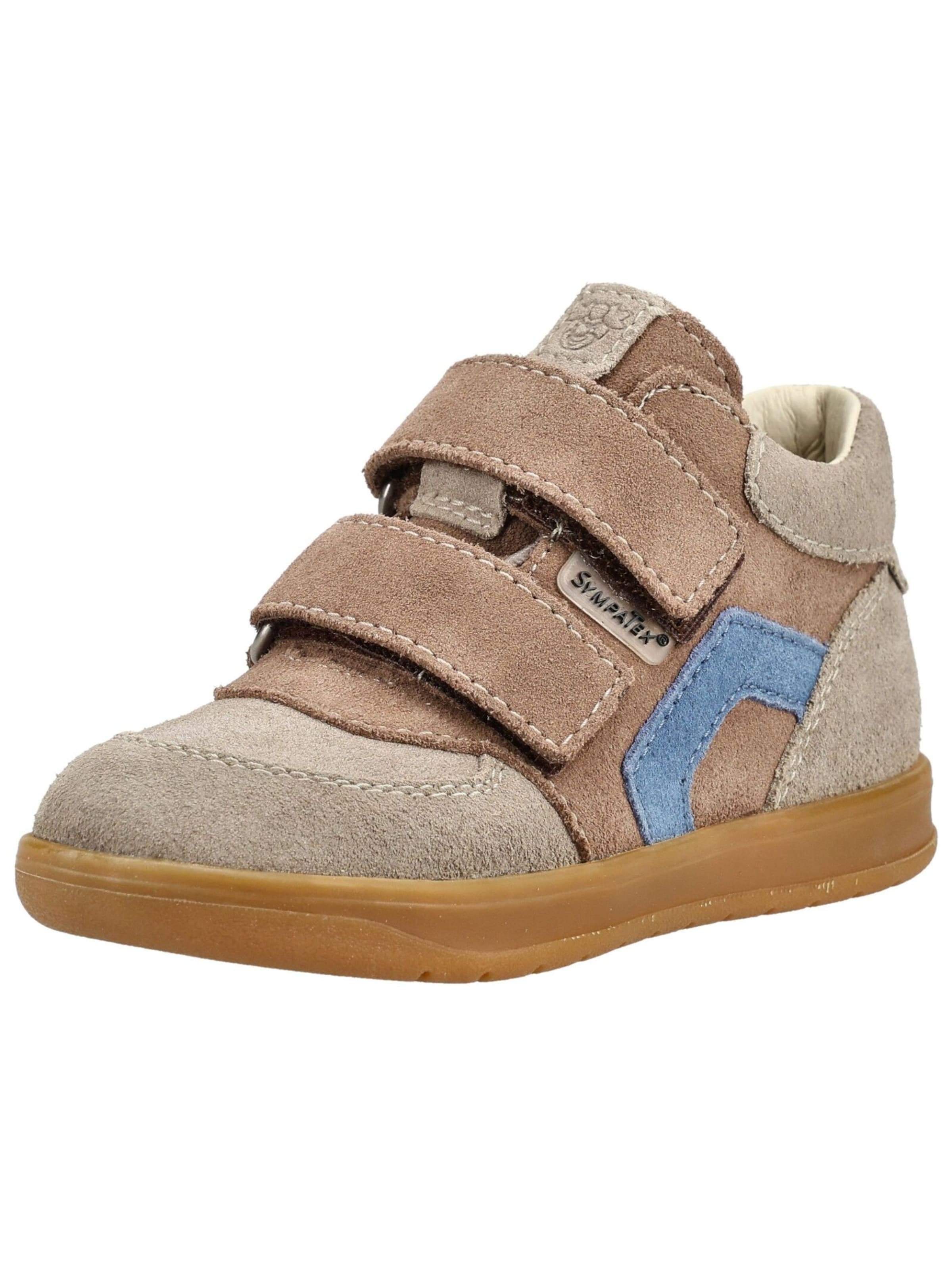 Pepino First-step shoe 'Niru' in Brown: front