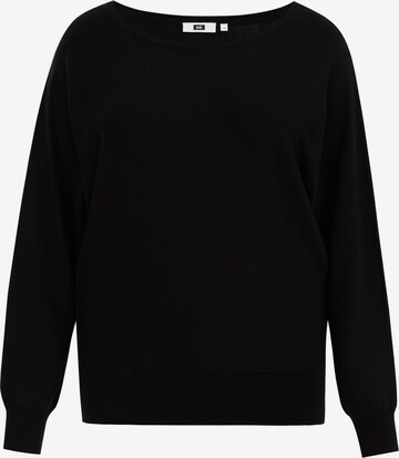 WE Fashion Sweater in Black: front