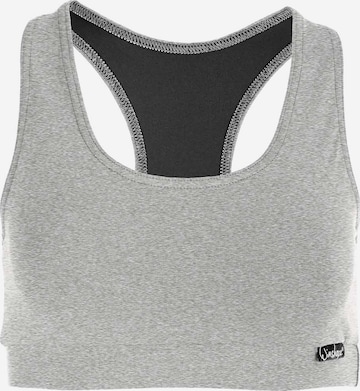 Soutien-gorge de sport 'WVR1' Winshape en gris : devant