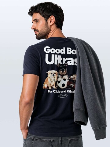 Neverless Shirt 'Good Boy Ultras' in Blue