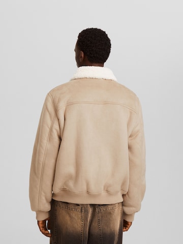 Bershka Between-Season Jacket in Beige