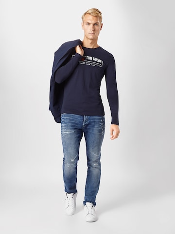 Maglietta di TOM TAILOR DENIM in blu