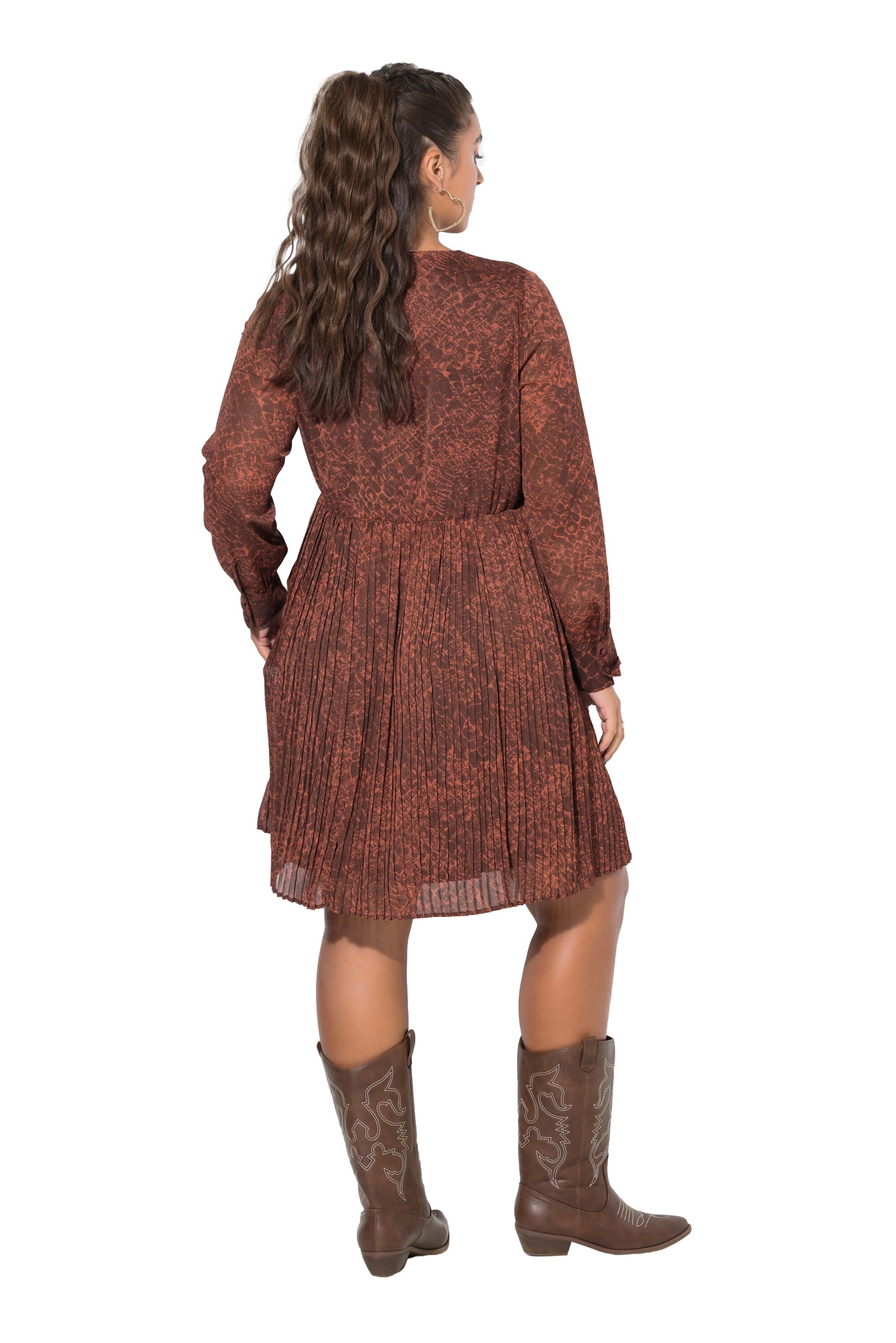 Studio Untold Dress in Brown
