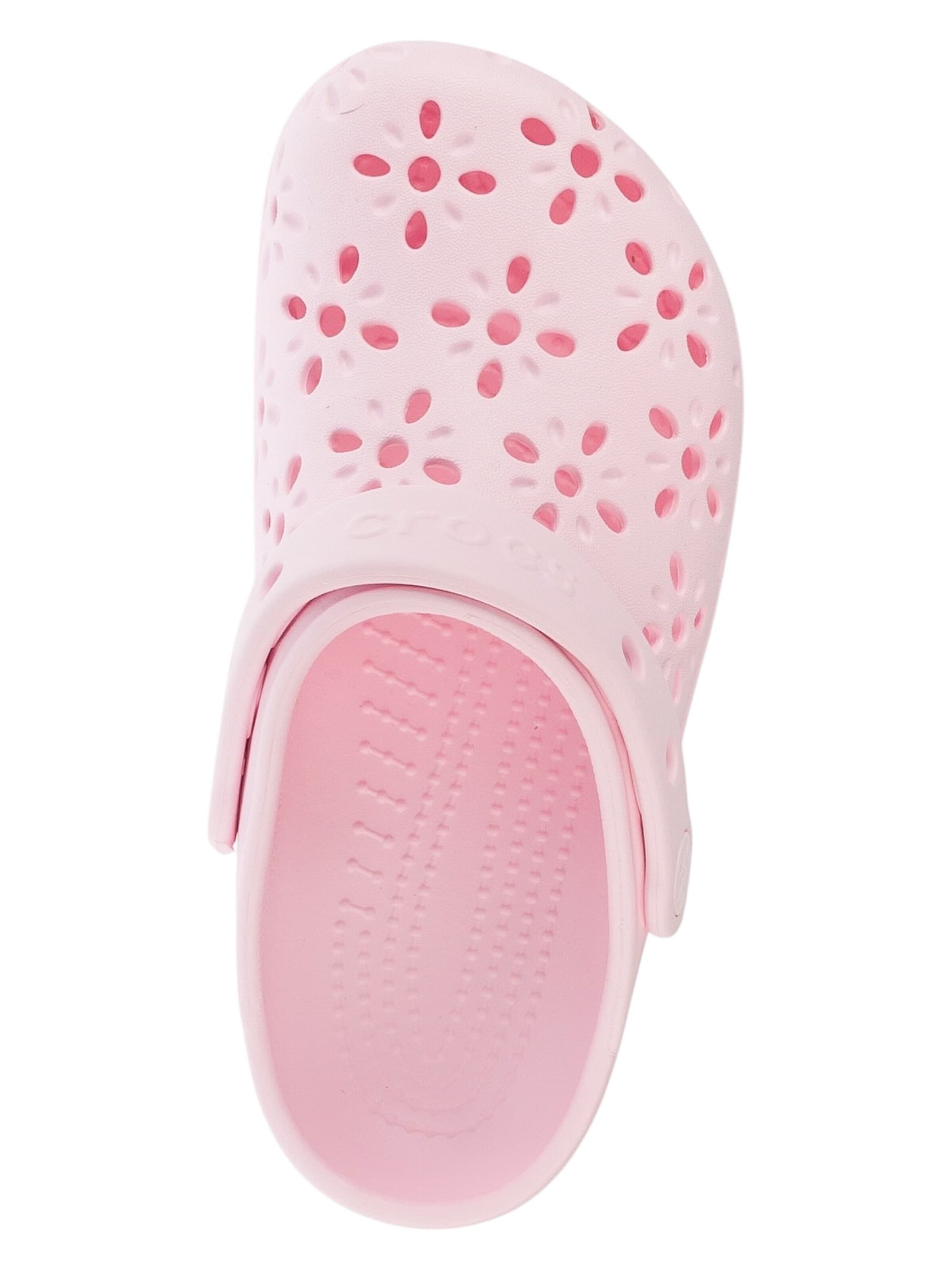 Crocs Sandal 'Crocs Classic Floral Cut Out Clog Kids' in Pink