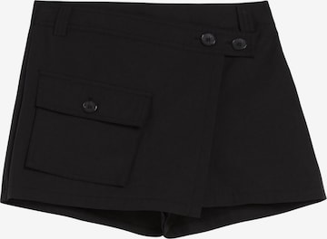 Bershka Regular Bukse i svart: forside