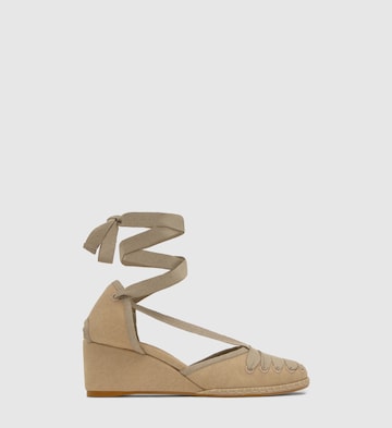 Castañer Espadrilles 'Corcega' in Beige: voorkant