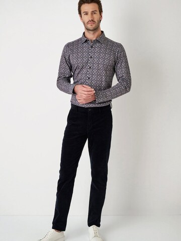 DESOTO Slim fit Overhemd in Blauw