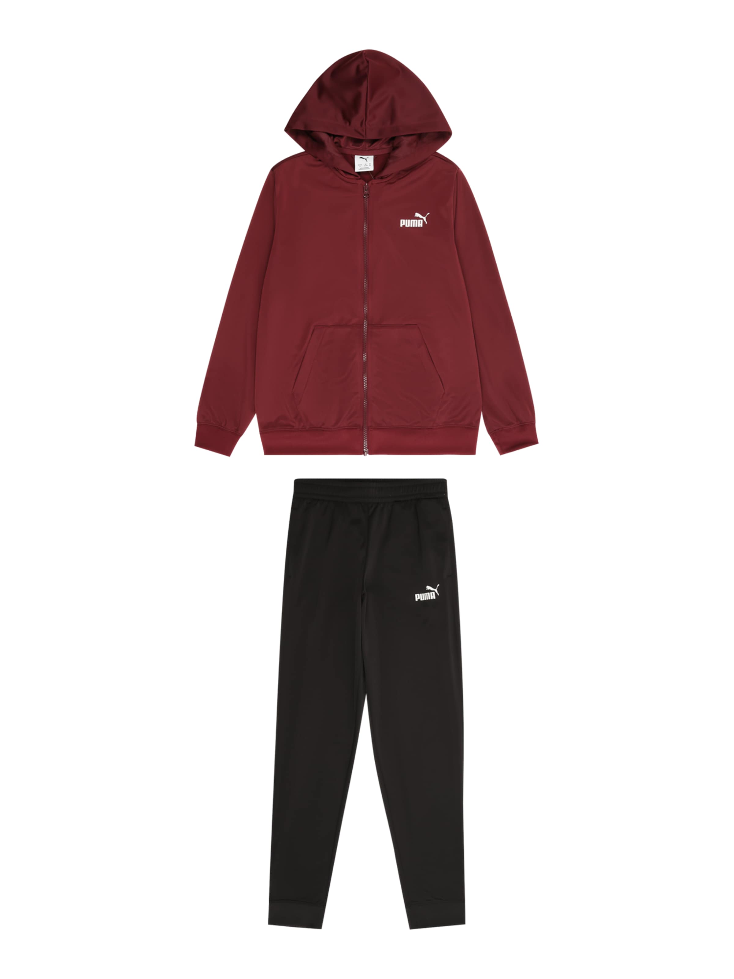 PUMA Sweat suit in Red: front