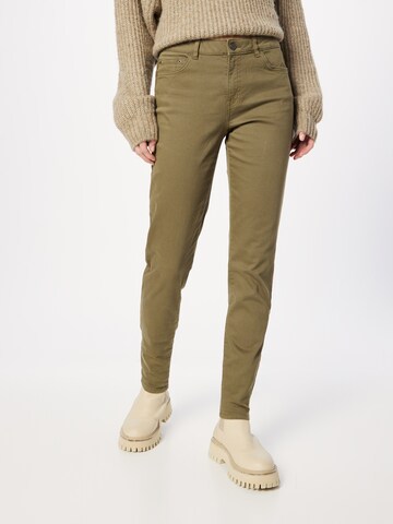 ESPRIT Skinny Broek in Groen: voorkant