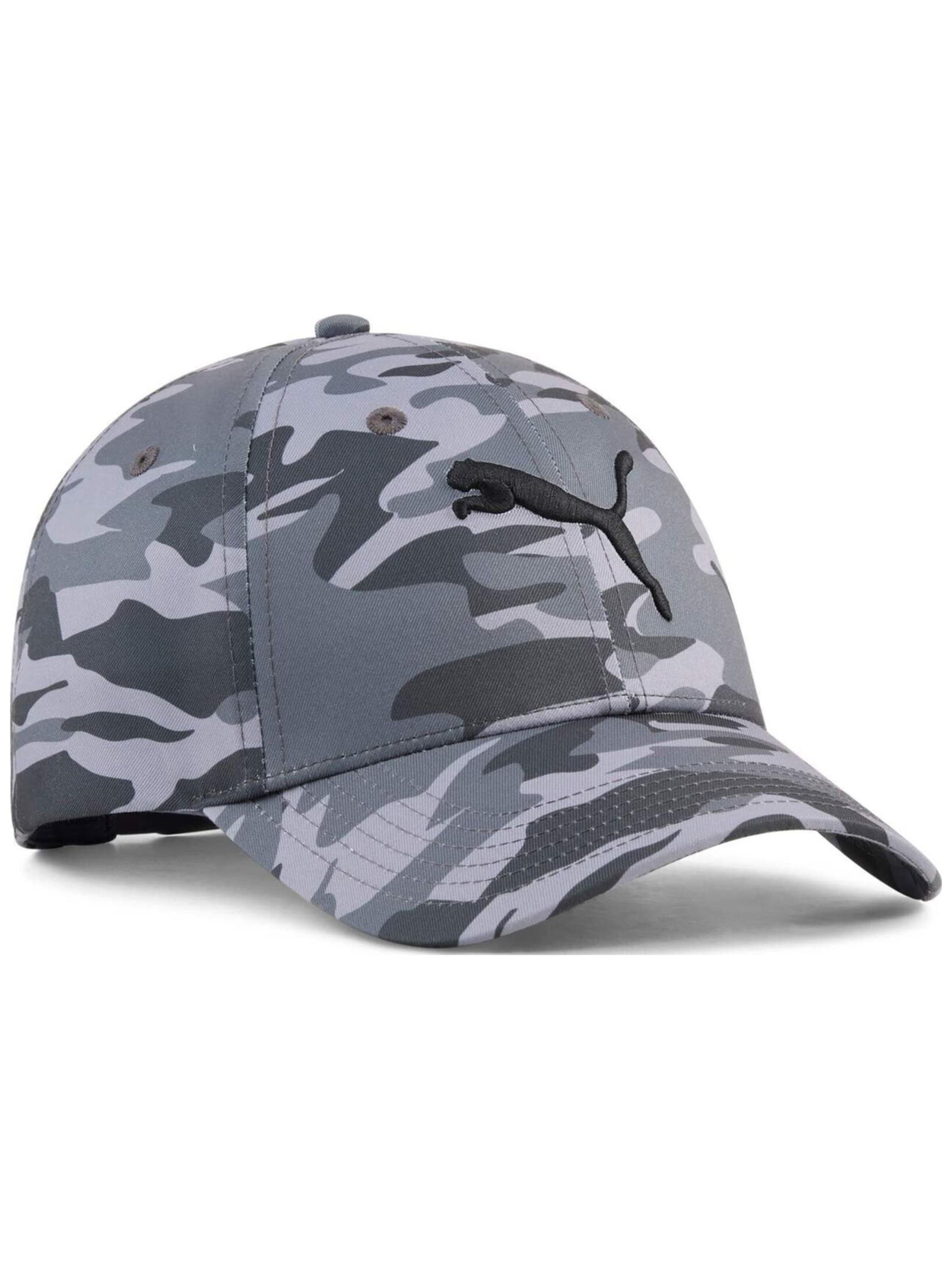 PUMA Sportpet 'Puma Ess Elevated Aop Bb Cap' in Grijs
