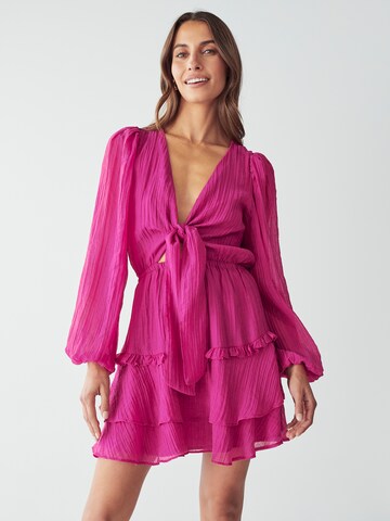 Robe de cocktail 'VILAS' Willa en rose : devant