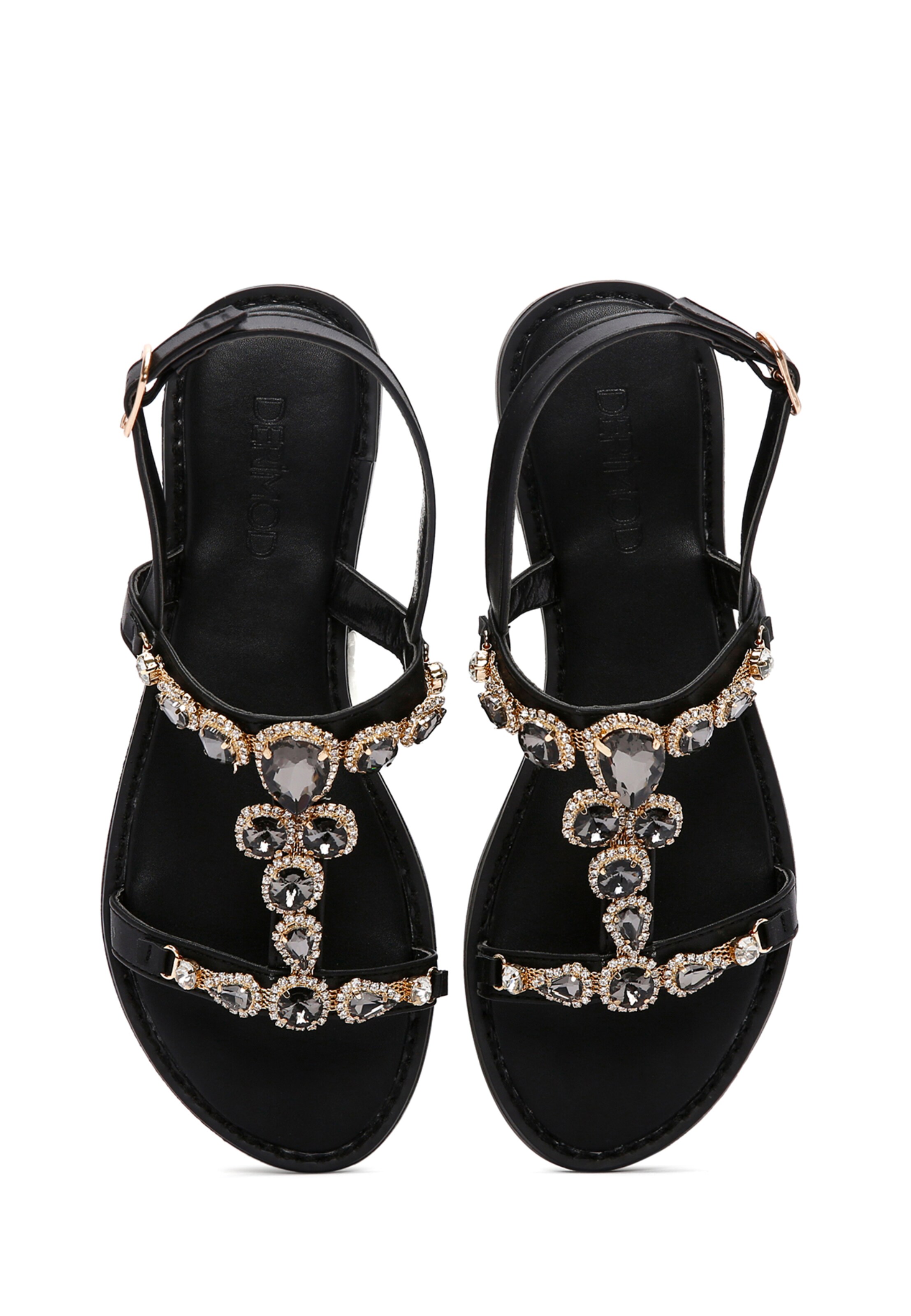 Derimod Sandale in Schwarz