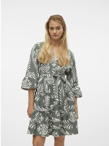 VERO MODA Blousejurk 'ZERA' in Groen: voorkant