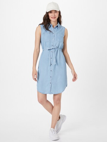 Robe-chemise 'CLAIRE' ONLY en bleu