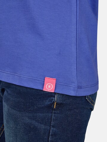 salzhaut Shirt 'Biike' in Blau