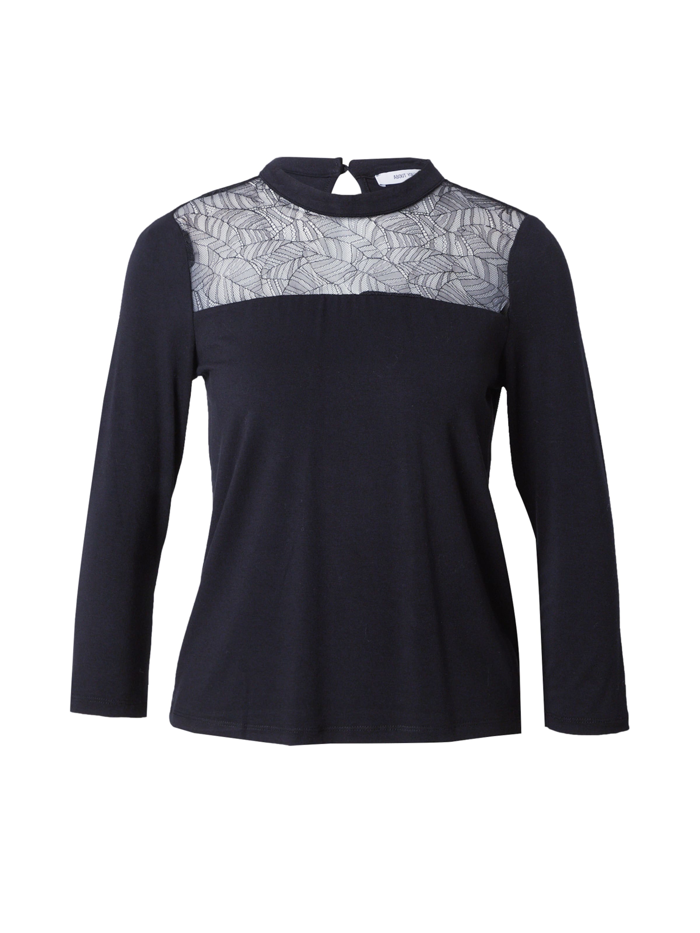 Maglietta 'Cathleen' di ABOUT YOU in nero: frontale