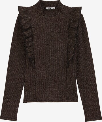 WE Fashion Shirt in Zwart: voorkant