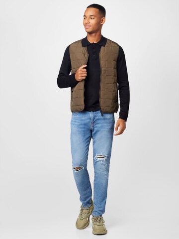 Only & Sons Vest 'Anker' in Green