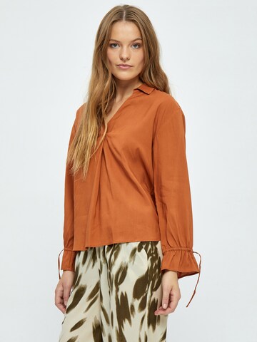 Camicia da donna 'Elvan' di DESIRES in marrone: frontale