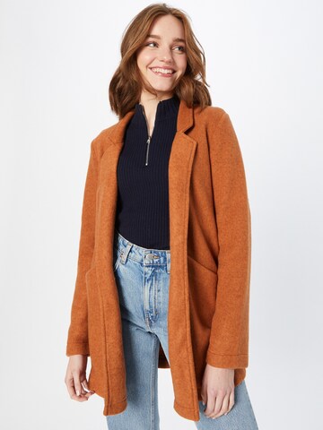 Hailys Between-Seasons Coat 'Nella' in Brown: front