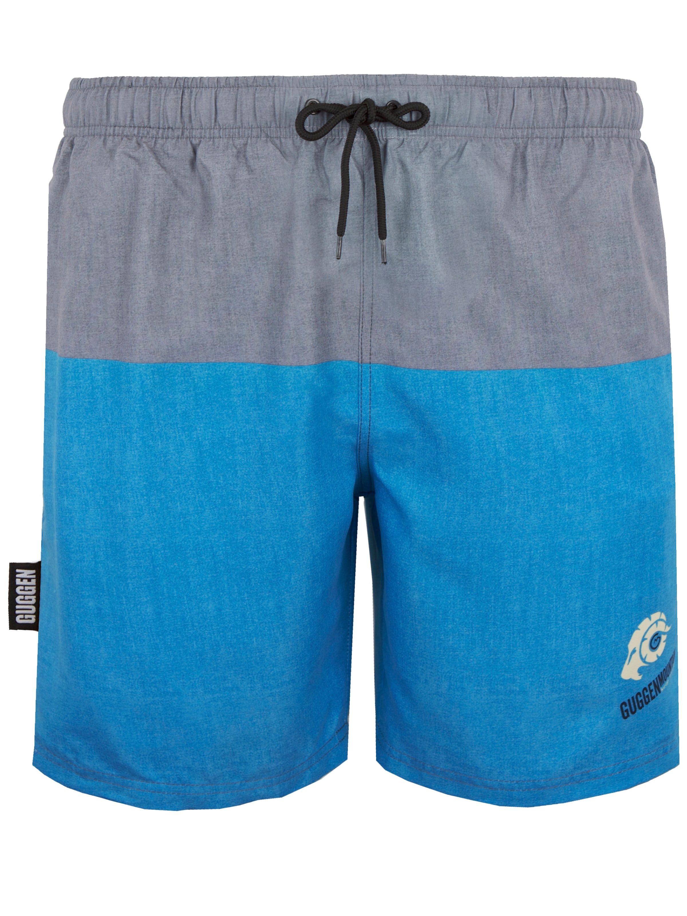 Guggen Mountain Badeshorts 'Boardshorts 1606'‌‌‌‌‌‌‌‌ in Blau: Vorderseite