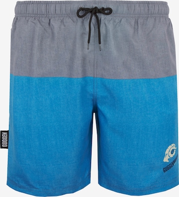 Guggen Mountain Badeshorts 'Boardshorts 1606' in Blau: Vorderseite