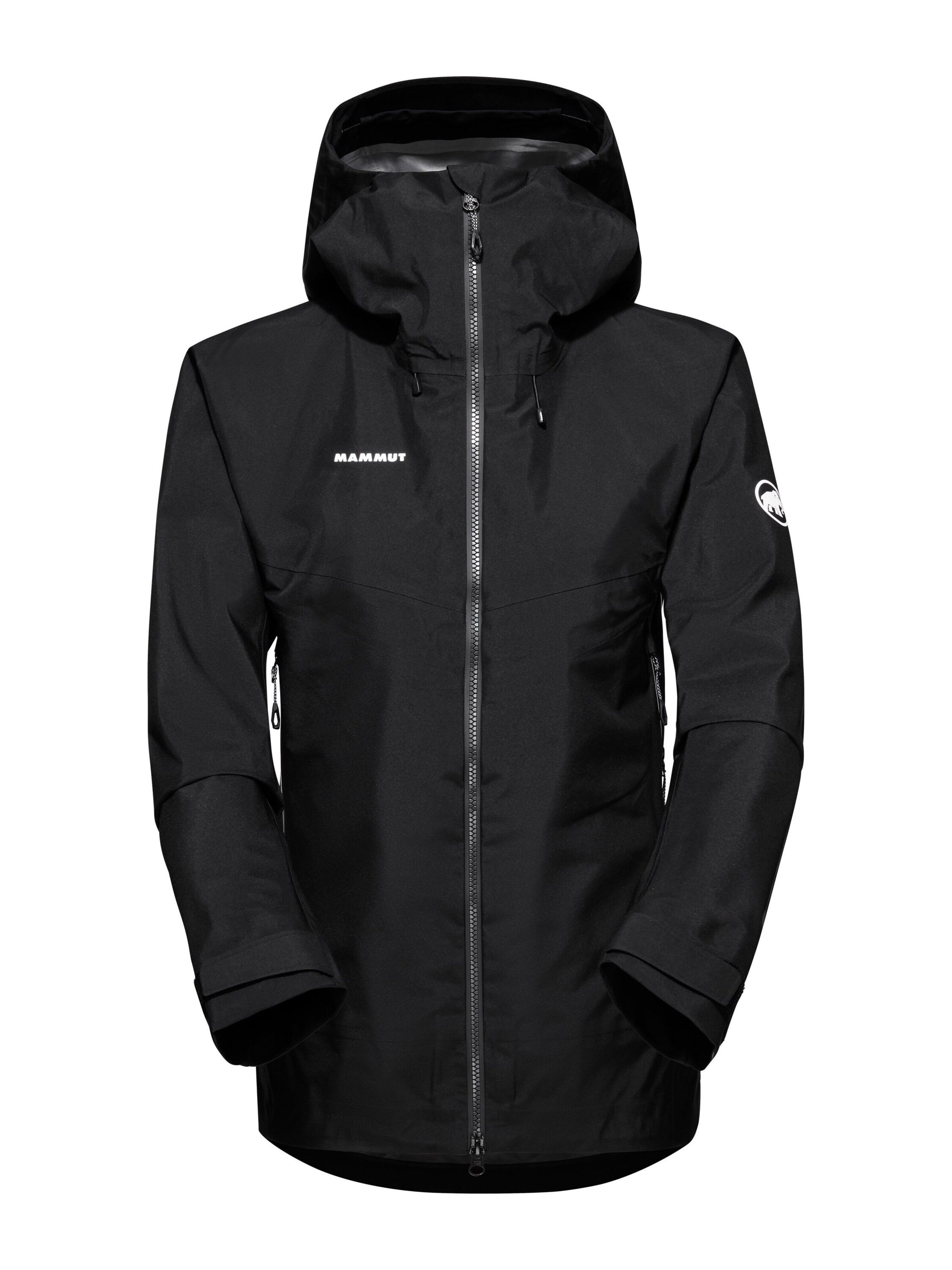 MAMMUT Outdoorjacke ‘Crater IV’ in Schwarz: Vorderseite