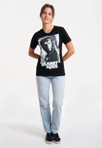 LOGOSHIRT T-Shirt 'Planet der Affen' in Schwarz