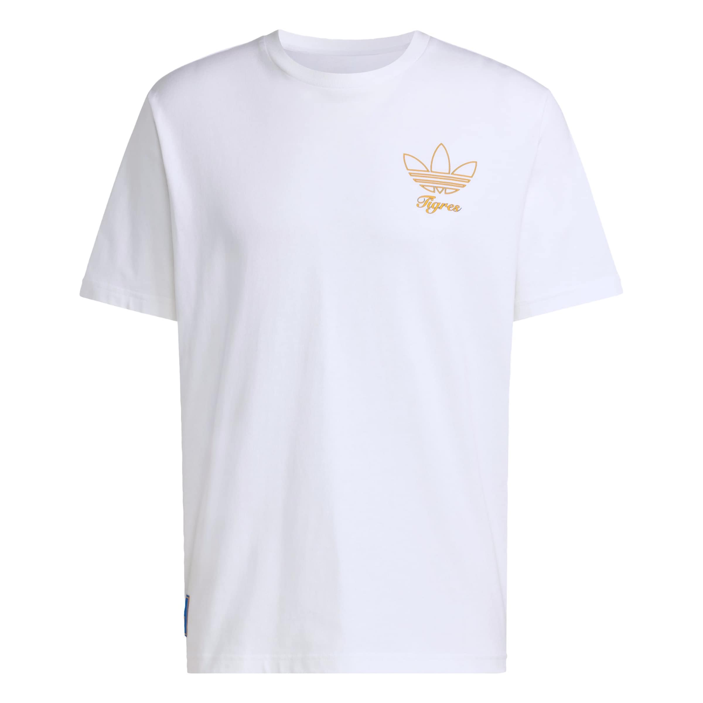 ADIDAS ORIGINALS Shirt 'Tigres UANL Terrace Icons' in Yellow / White, Item view