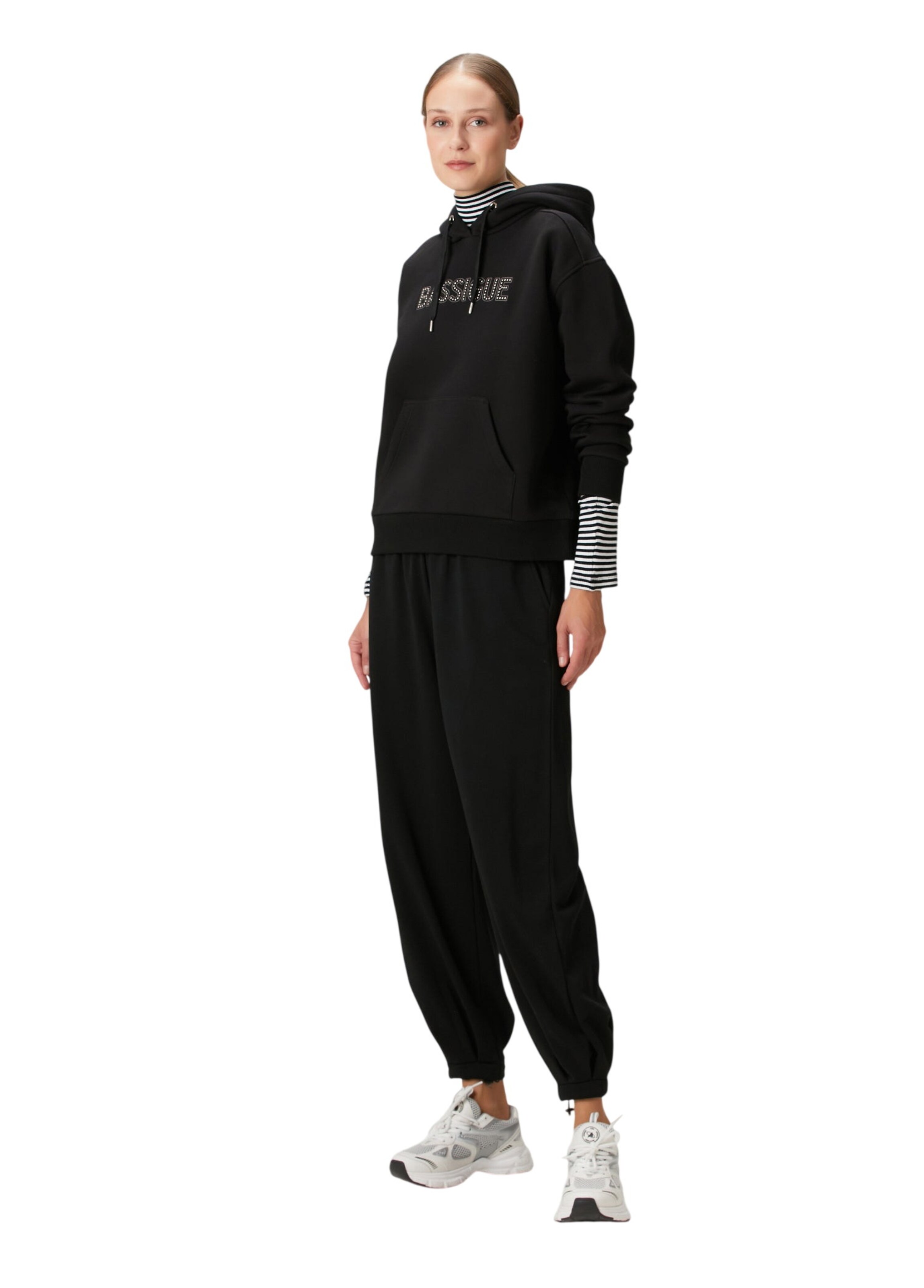 BASSIGUE Sweatshirt in Schwarz