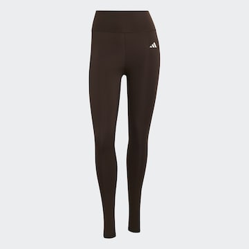 ADIDAS PERFORMANCE Skinny Sports trousers 'Opt Ess' in Brown