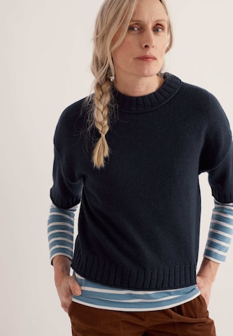 Seasalt Cornwall Sweater 'Fistral' in Blue: front