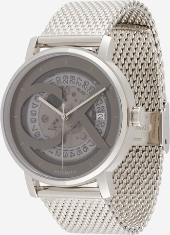 Calvin Klein Analogové hodinky 'ICONIC' – stříbrná: přední strana