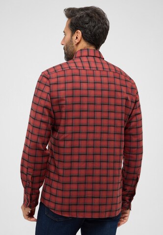 ETERNA Regular fit Button Up Shirt in Red