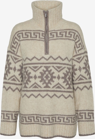 VERO MODA Sweater in Beige: front