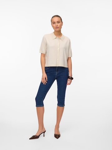 VERO MODA Pullover 'VMHappyshine' i hvid