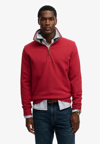 Sweat-shirt 'Essential' Superdry & Co en rouge : devant