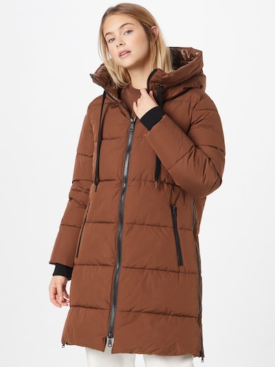 Rich & Royal Winter Coat in Brown, View model
