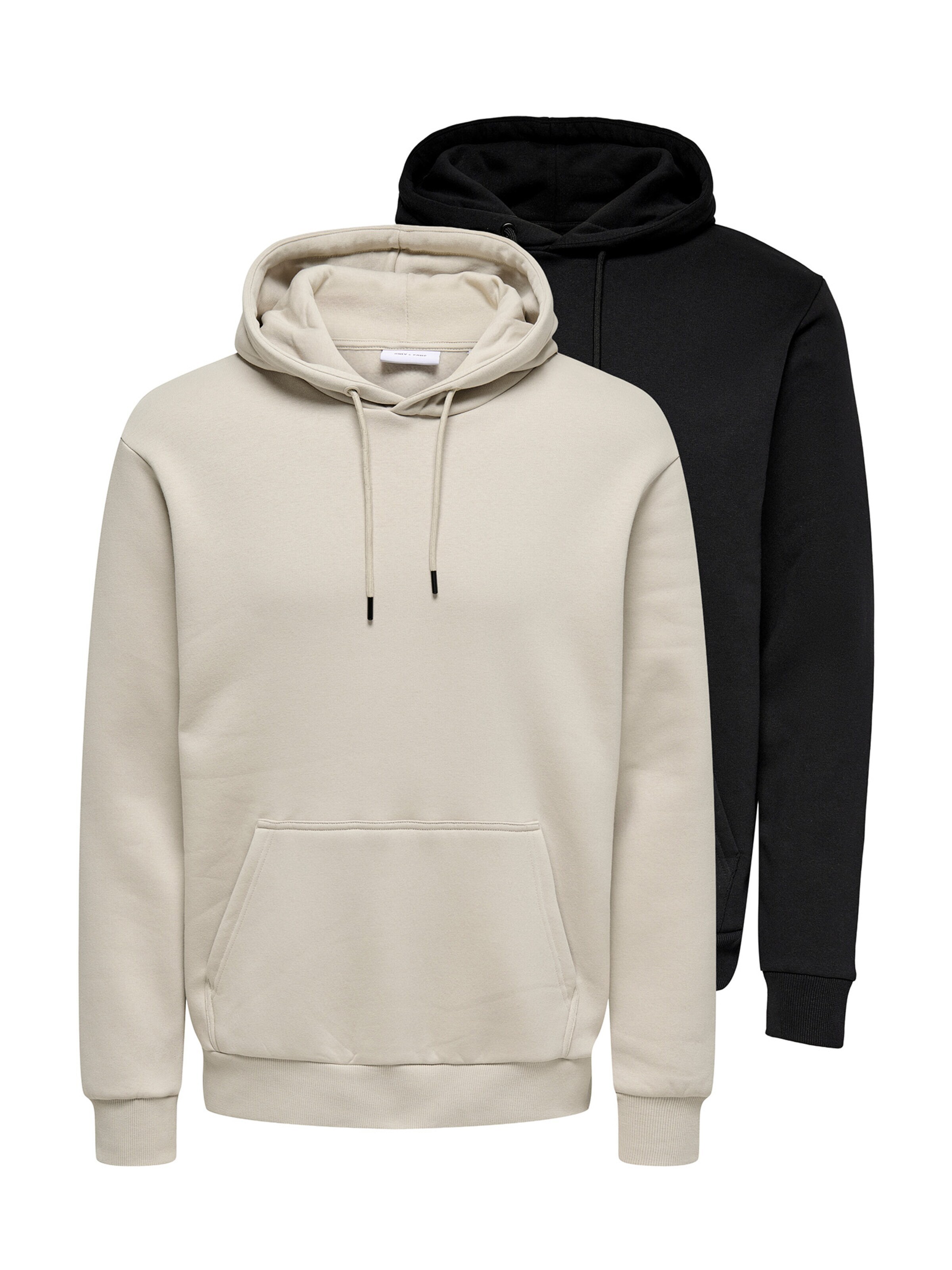 Only & Sons Sweatshirt 'Ceres' in Black: front