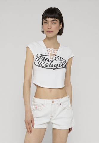 True Religion Shirt in Weiß: Vorderseite