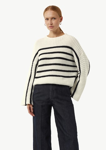 Pull-over COMMA en blanc : devant