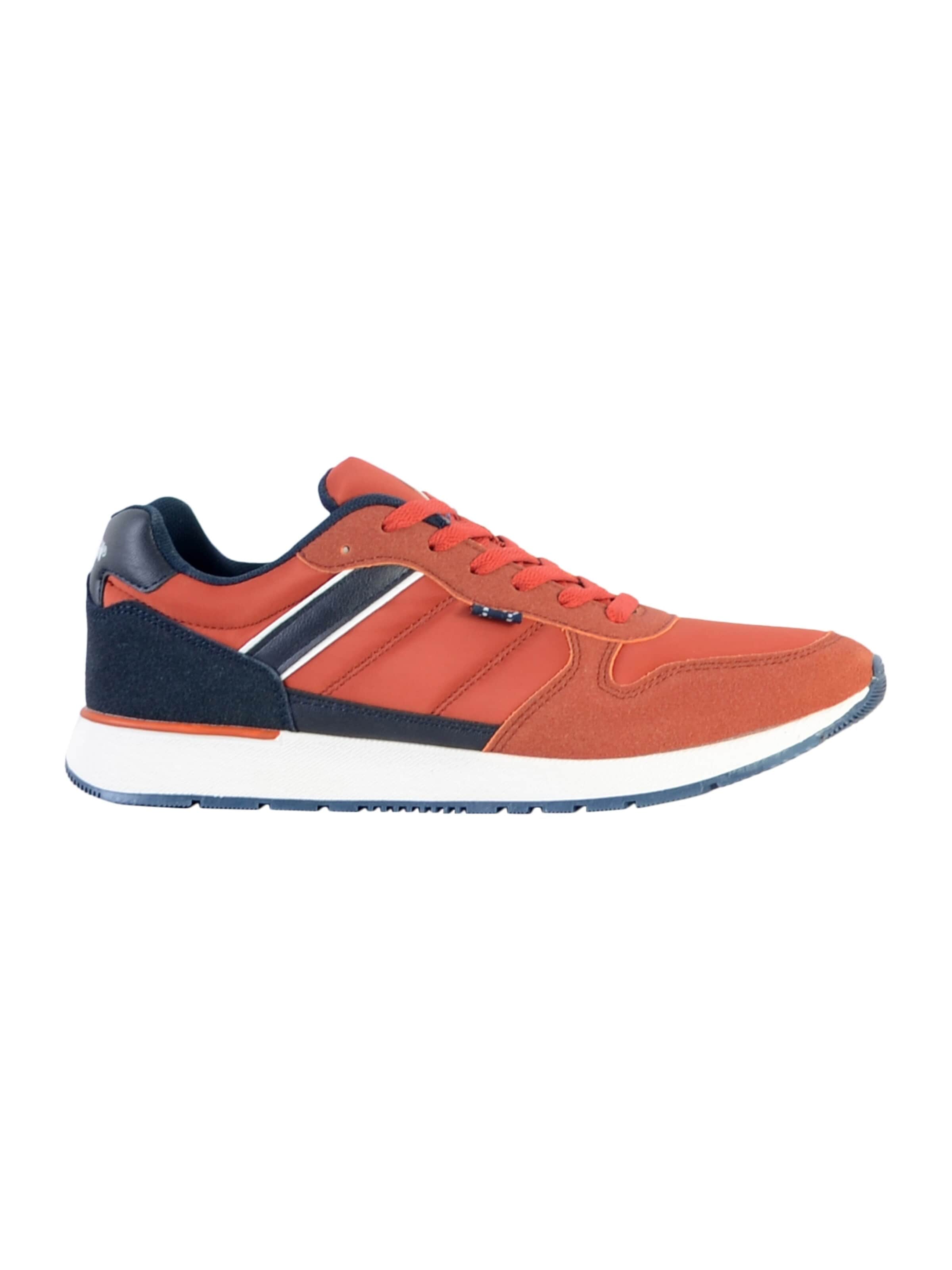 ROADSIGN Athletic Lace-Up Shoes in Orange: front