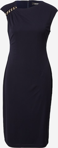Lauren Ralph Lauren Pouzdrové šaty 'FRYER' – modrá: přední strana