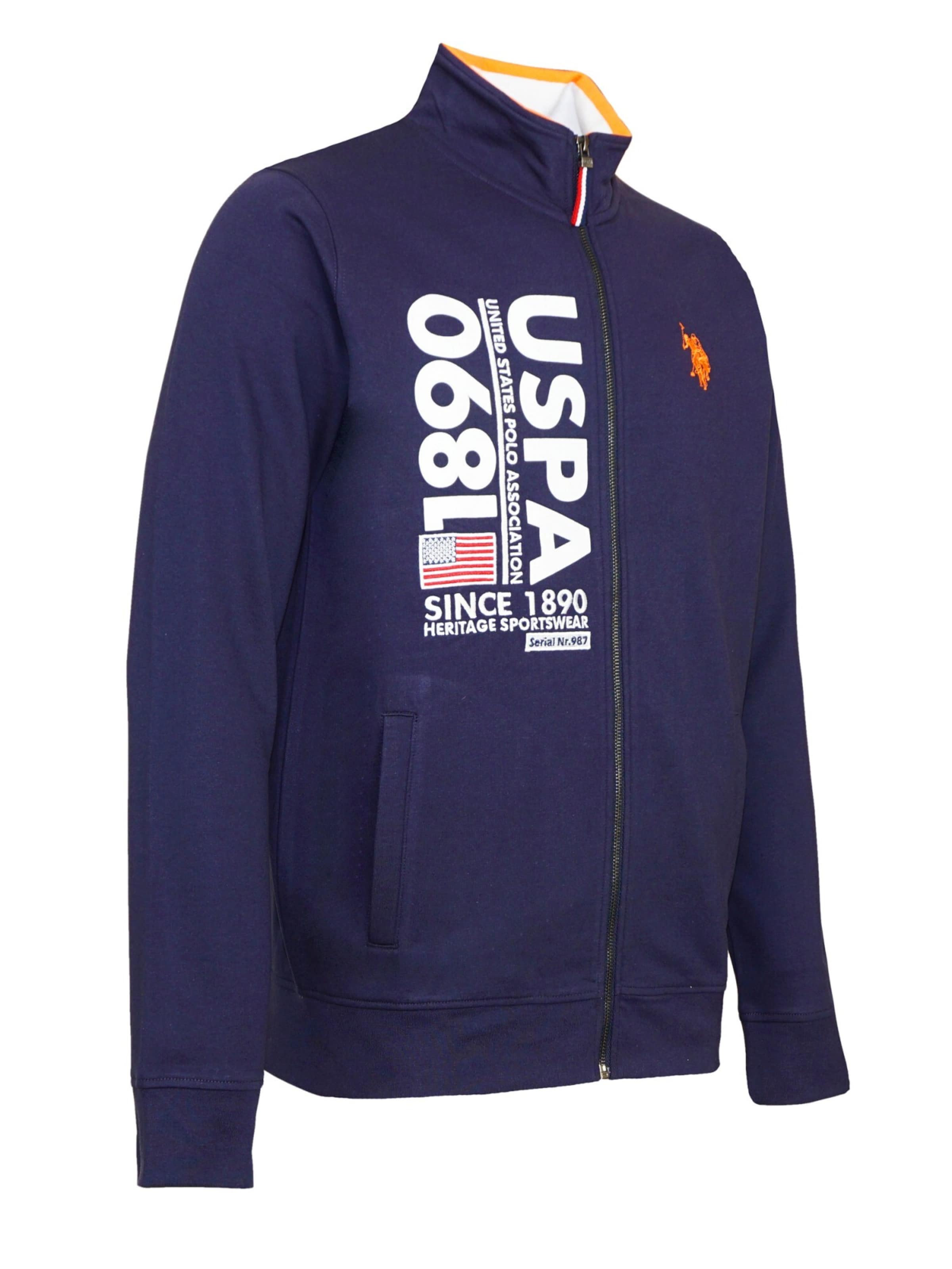 Giacca di felpa di U.S. POLO ASSN. in blu