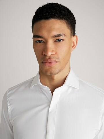 JOOP! Slim fit Button Up Shirt 'Pano' in White