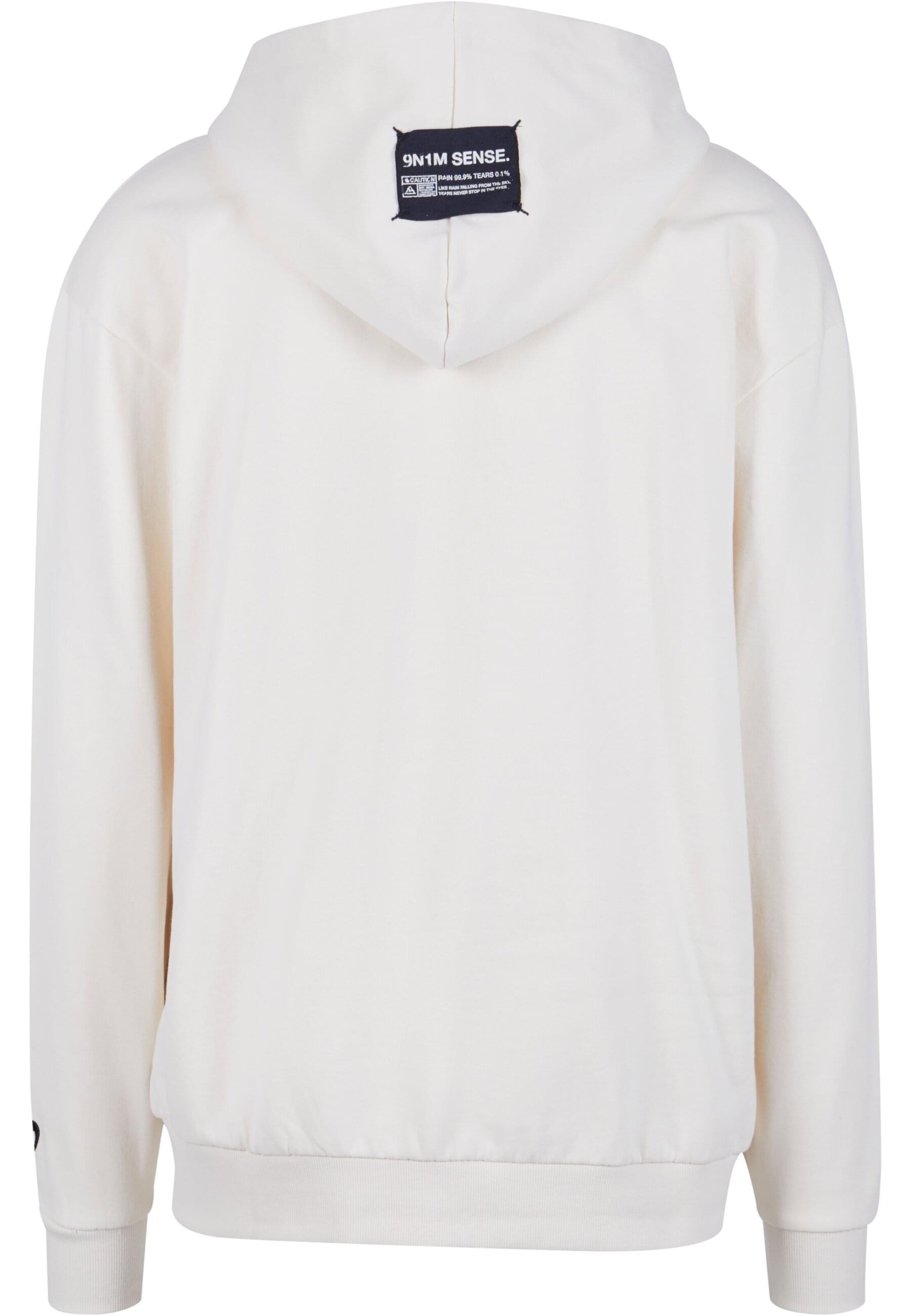 Giacca di felpa 'Essential' di 9N1M SENSE in bianco