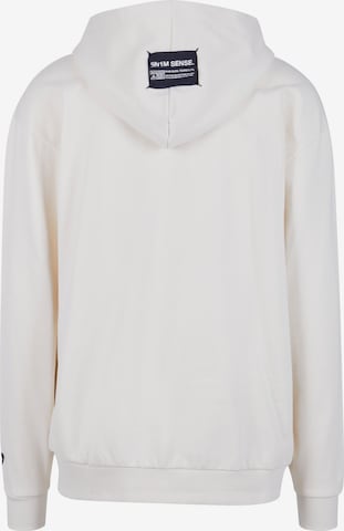 9N1M SENSE Bluza rozpinana 'Essential' w kolorze biały