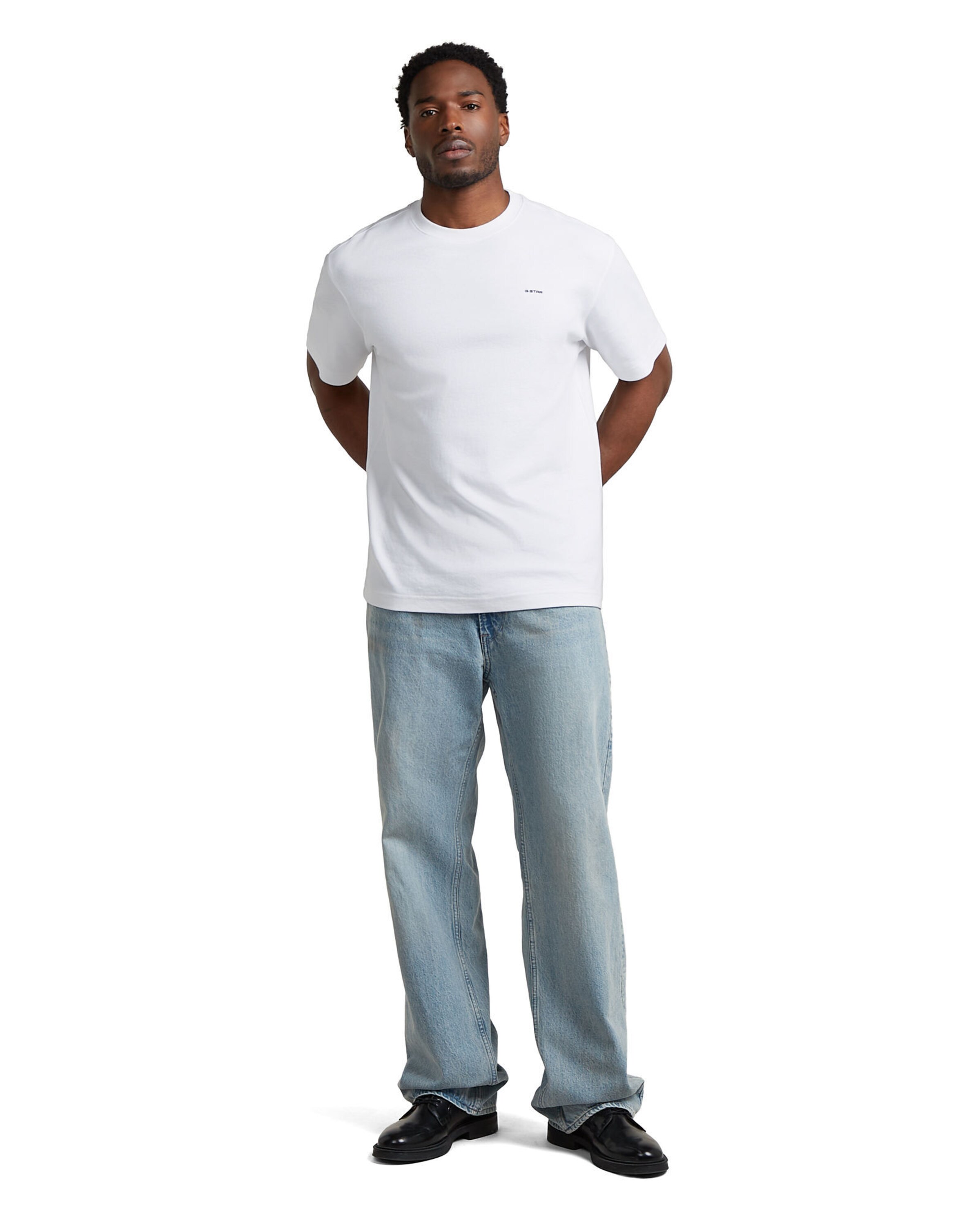 G-STAR Tričko 'True Regular T-Shirt' – bílá